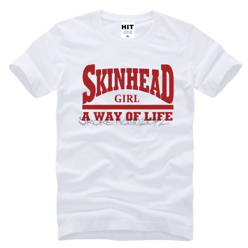 Skinheads Футболка мужская Skinhead A Way Of Life с принтом короткий рукав хлопковый