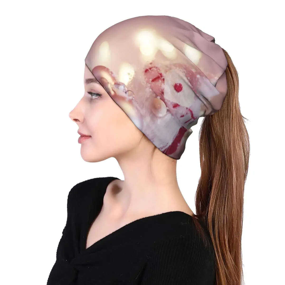 

Christmas Merry Imp Christmas Balls Snow Unisex multifunction beanie hat