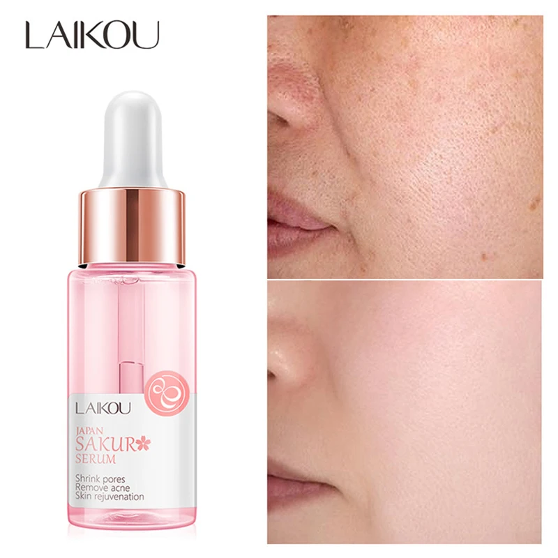 Сыворотка для лица LAIKOU Sakura японский экстракт эссенция сужение пор удаление акне
