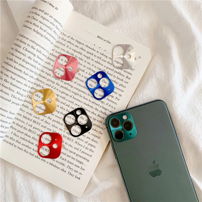 Металлический защитный чехол для объектива камеры телефона Apple iPhone 12 Mini 11 Pro X XR Xs