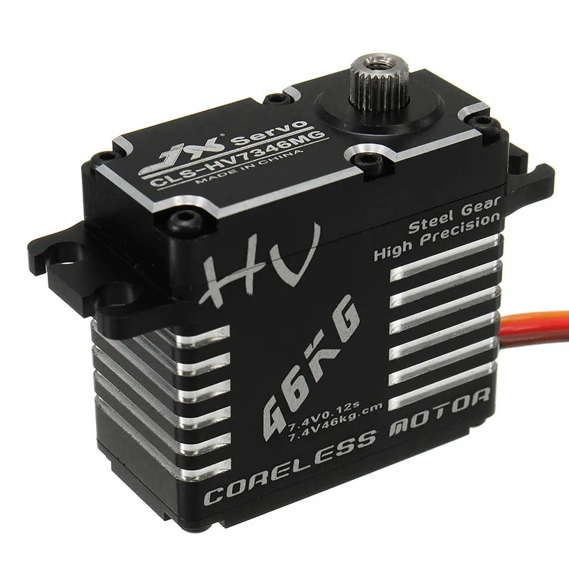 JX сервопривод CLS HV7346MG 46 кг высокоточная стальная шестерня с ЧПУ цифровой для