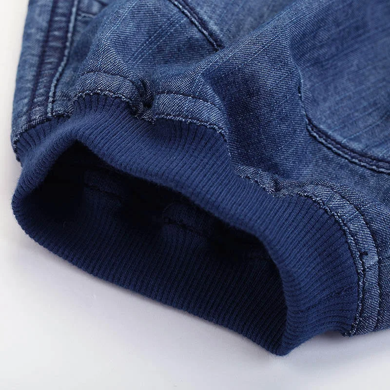 

2021 Summer Plus Size Denim Jeans For Women Harem Pants Light Washed Loose Cotton Casual Calf-Length Blue Trousers Women 3XL 4XL