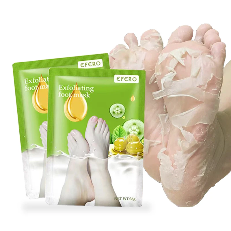 

Feet Exfoliating Olive Foot Mask Remove Dead Skin Calluses Anti Crack Heel Foot Peeling Mask Moisturizing Pedicure Foot Care