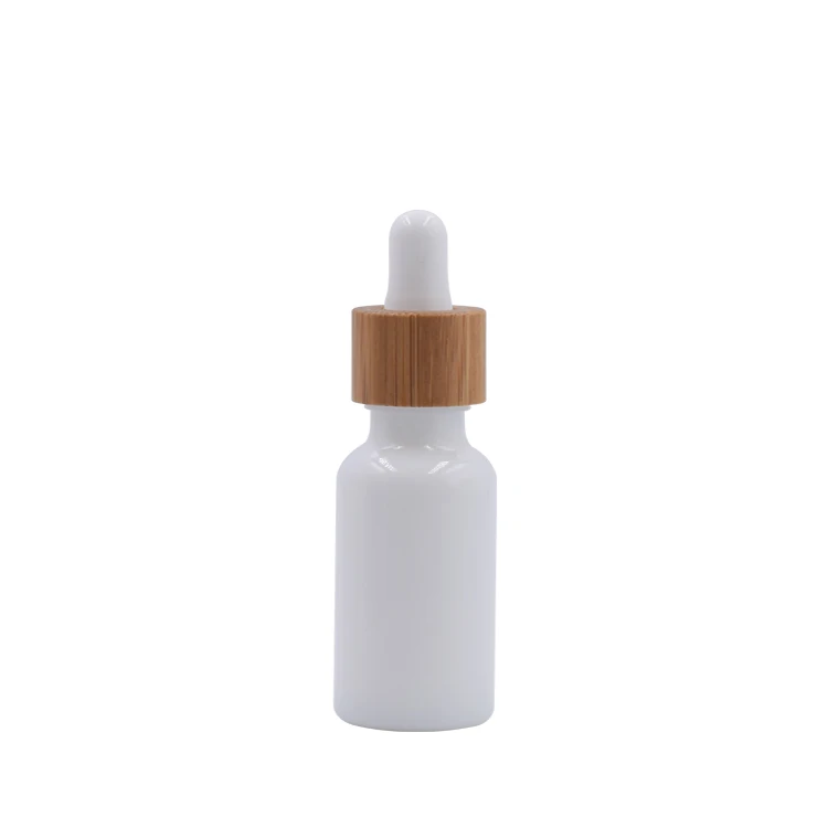 

dropper bottle 30ml 100/pcs 10ml 15ml 20ml 30ml 50ml 100ml porcelain white glass with bamboo lid makeup container