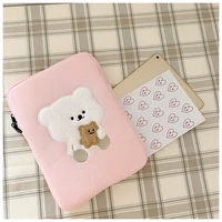 case for ipad 11 inch cartoon bear pattern sleeve 9 7 10 5 inch pouch ins style tablet bag storage bag for ipad 11 girl%e2%80%99s case