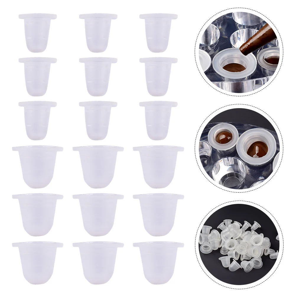 

200 шт., полуперманентные пигментные силиконовые Держатели