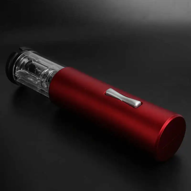 

Electric Wine Opener Automatic Bottle Jar Corkscrew Foil Cutter Portable Kitchen Accessory Red