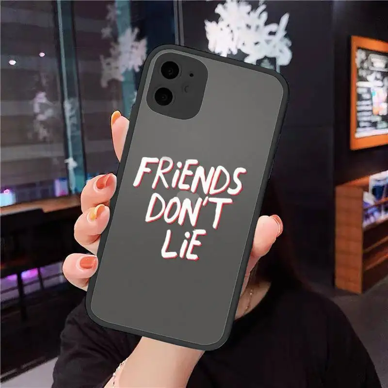 

cosas gratis Stranger things Phone Cases matte transparent For iphone 7 8 11 12 plus mini x xs xr pro max cover