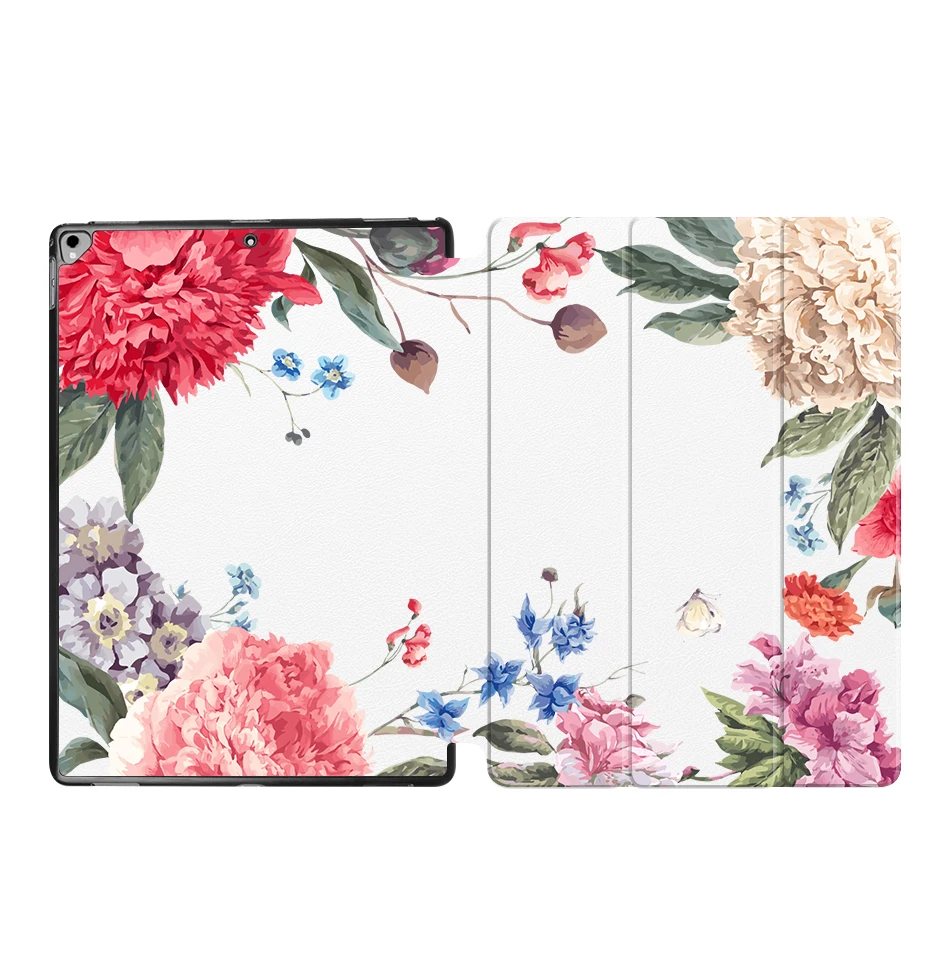 IP03 MTT Flower чехол для планшета для iPad Pro 12,9 '' из искусственной кожи откидная подставка смарт-чехол защитный чехол A1584 A1652 A1670 A1671 - Цвет: IP03