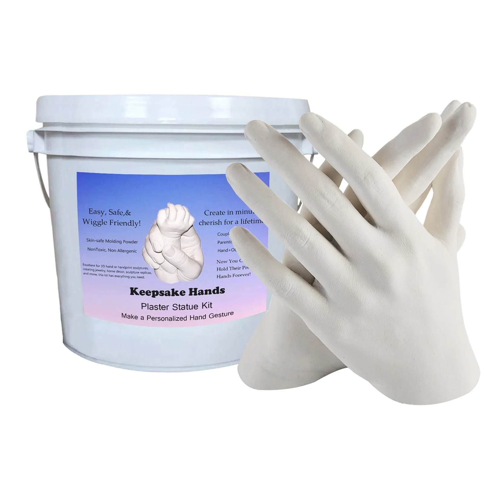

Diy Plaster Statue Molding Kit Hand Holding Keepsake Hands Casting Kit Large Souvenir Valentine Birthday Gift Anniversary