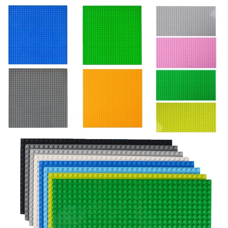 

Classic Base Plates 32X32 32*16 Dots Base Plate Plastic Bricks Baseplates Small Block Construction Toy for Kids Compatible Brand