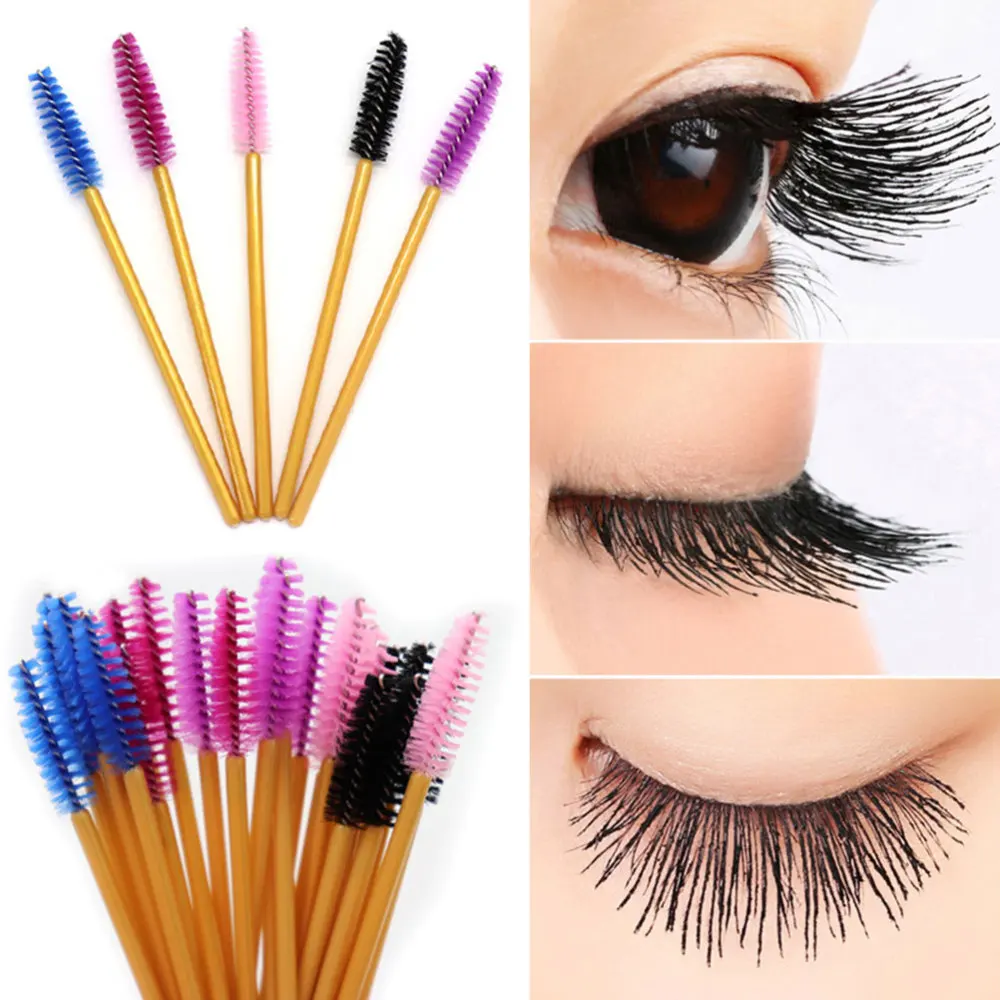 

250pcs Brush Tube Eyelash Applicator Brushes Beauty Eyelash Brushes