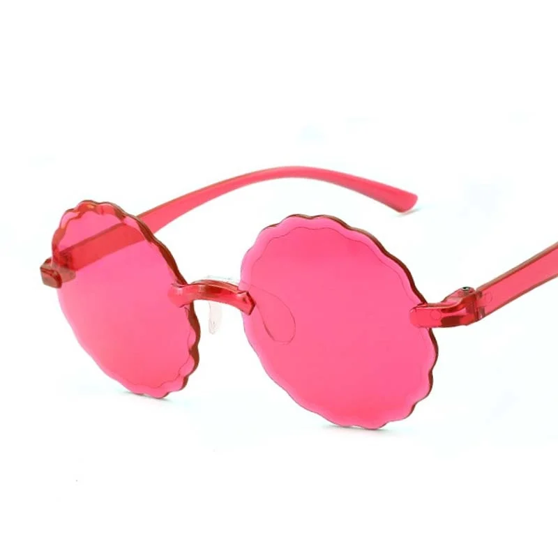 

Очки солнцезащитные женские круглые, модные брендовые дизайнерские винтажные зеркальные солнечные очки из пластика, конфетных цветов