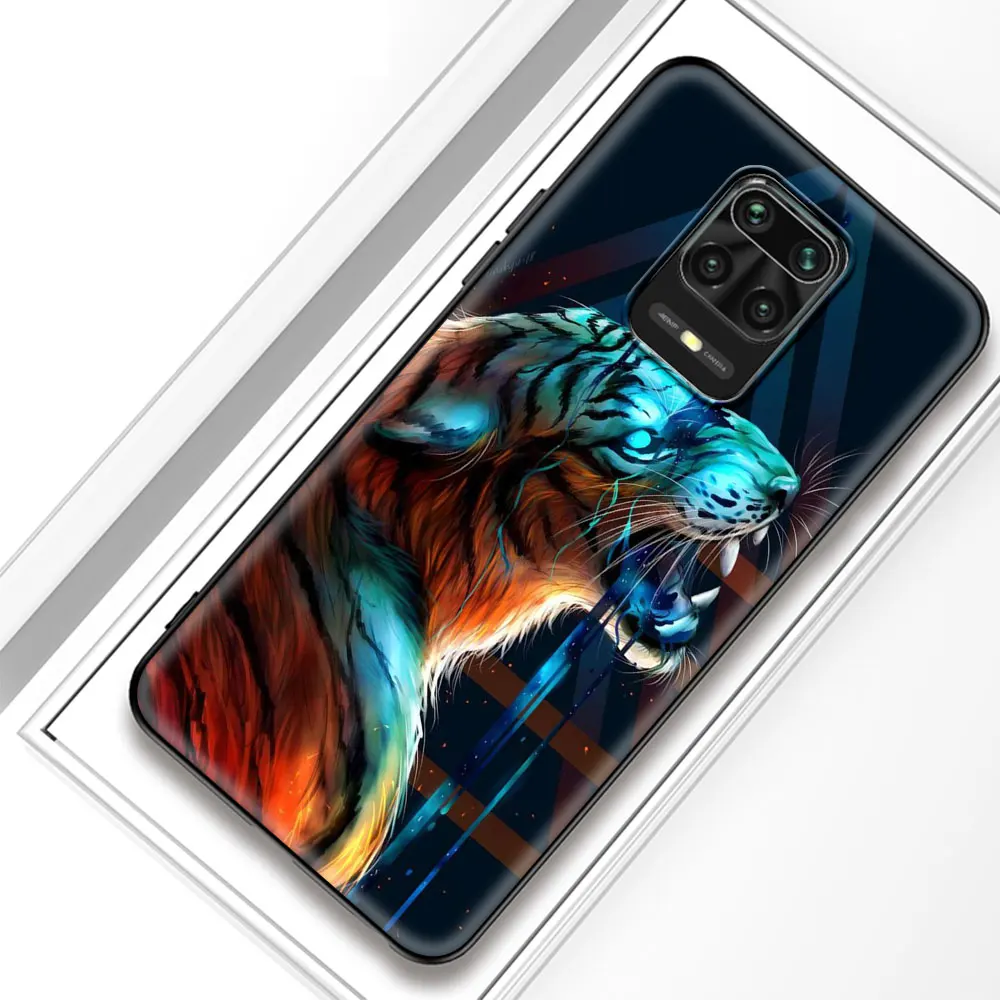 

Phone Case for Redmi Note 9 9S 9Pro 8T 8Pro 8 7 6 9 9A 9C 8 8A 7 7A 6A K30 Soft TPU Shell Cover Coque COOL Tiger and leopard
