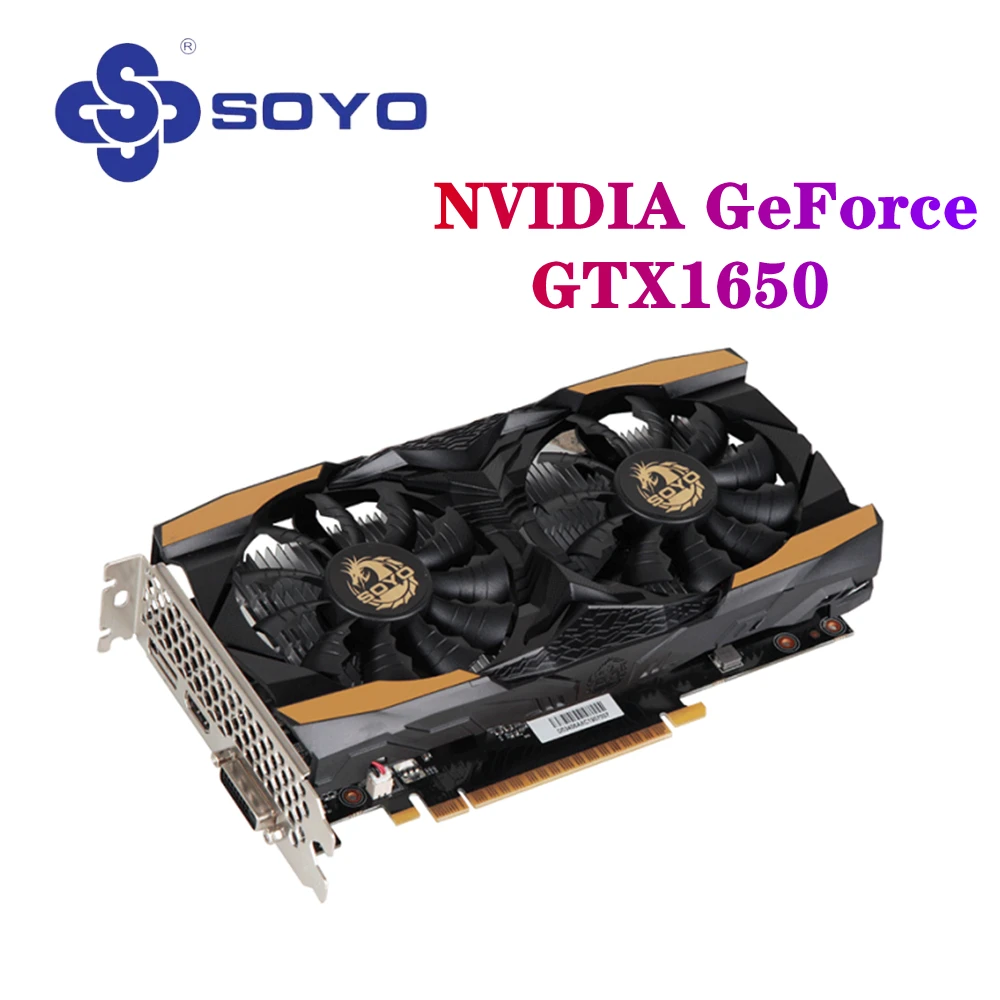 

Full New GTX 1650 SUPER 4GB GDDR6 12nm Games Graphics Cards 128bit 6Pin HDMI-compatible+DP+DVI Video Card For computer