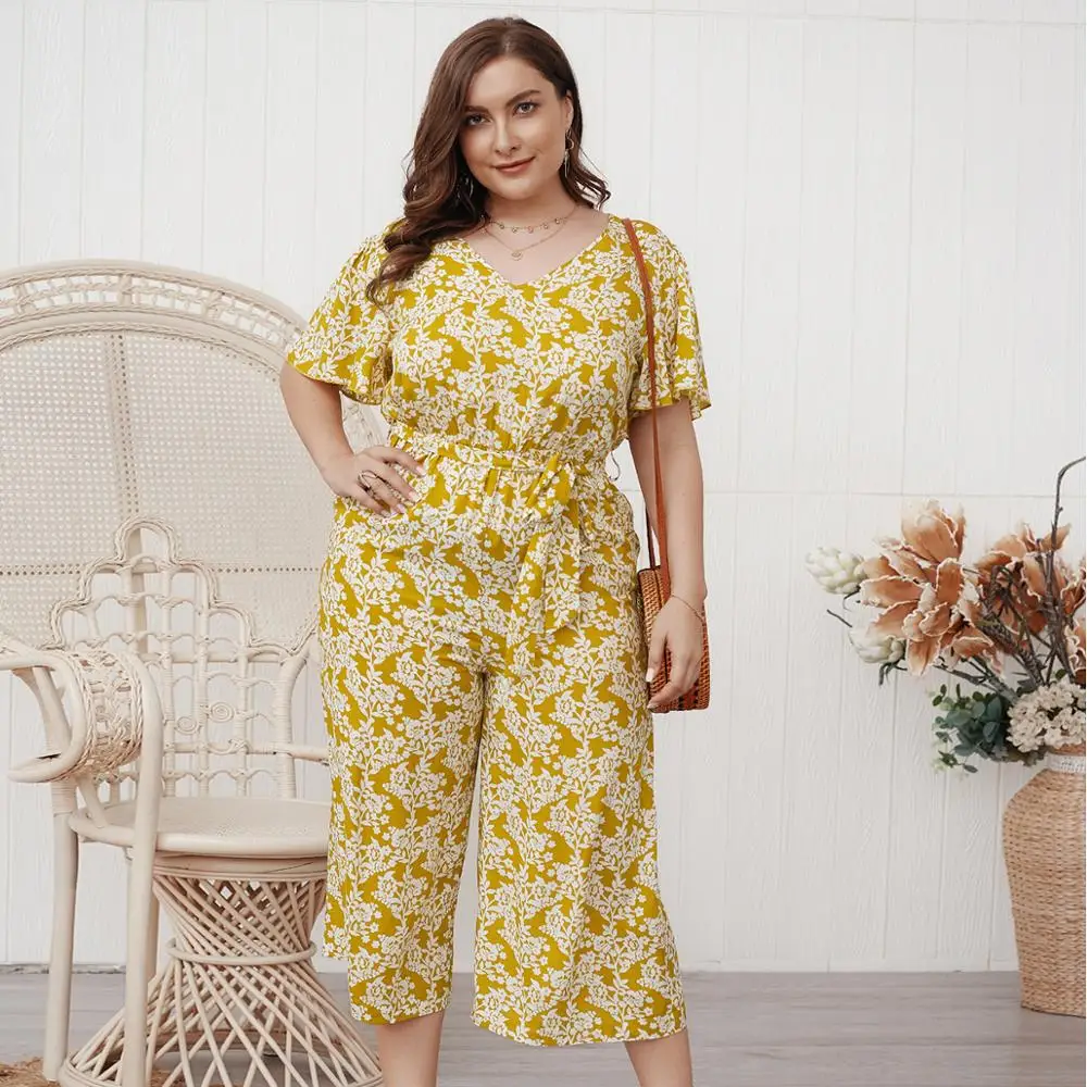 Летние Новые Модные женские v-образный вырез с коротким рукавом принтом