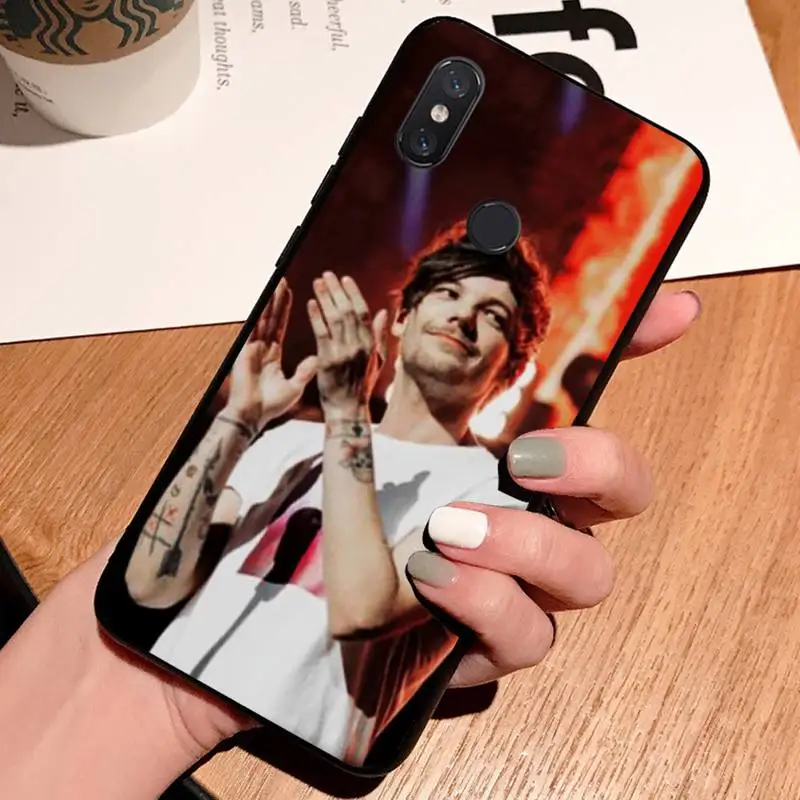 

Louis Tomlinson one direction band high quality luxury Phone Case For Xiaomi Redmi note 7 8 9 t k30 max3 9 s 10 pro lite