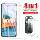 4IN1 фотопленка + Защитное стекло для телефона Redmi Note 10 Pro 10s 9 9s 8 8t 7 полное покрытие защитные стекла для Xiaomi Redmy Note10 Note9