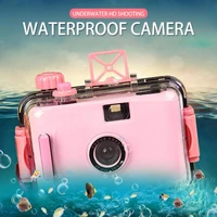 childrens non disposable film camera retro waterproof shockproof point and shoot camera for snorkelingfield tripingunderwater