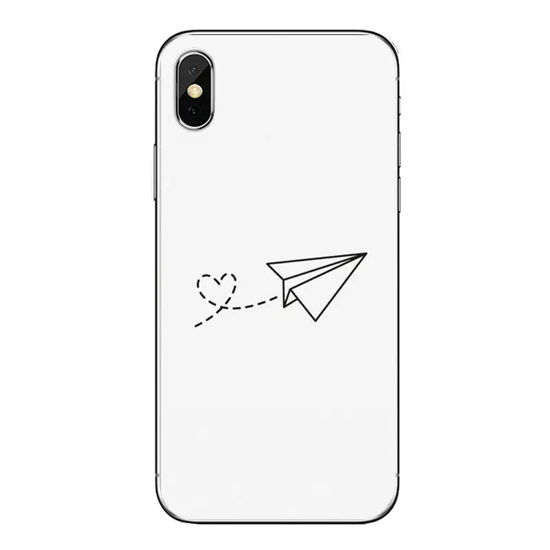 Travel the world paper plane aircraft For Xiaomi Mi4 Mi5 Mi5S Mi6 Mi A1 A2 5X 6X 8 9 Lite SE Pro Max Mix 2 3 2S Soft Bag Case |