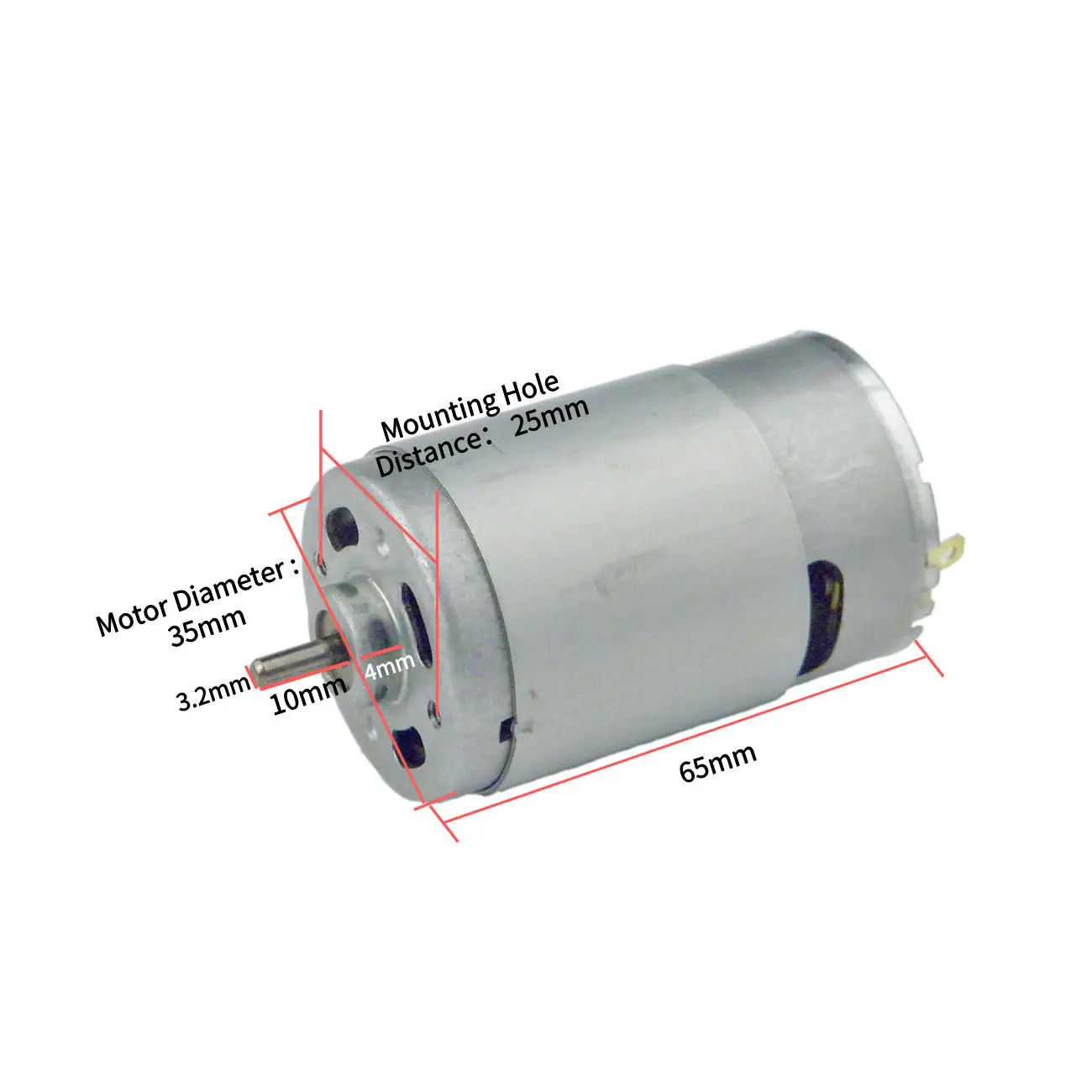 Электродвигатель постоянного тока с высоким крутящим моментом 570 12 В 24 10000 об/мин