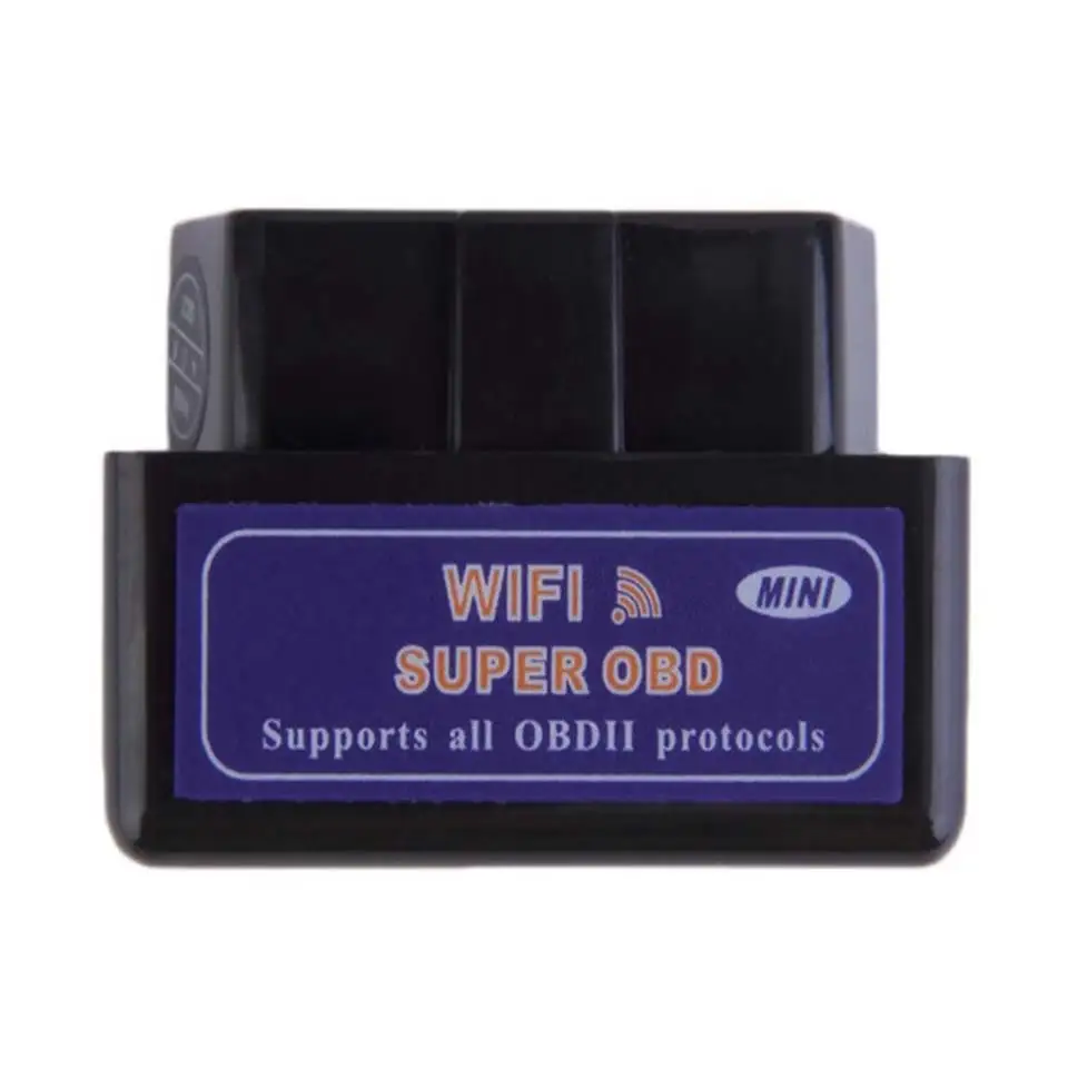 Мини ELM327 V1.5 Wifi OBD2 Автомобильные диагностические инструменты OBDII сканер Elm 327 в 1,5 WI-FI OBD 2 Автомобильные считыватели кодов для iPhone/Android/ПК