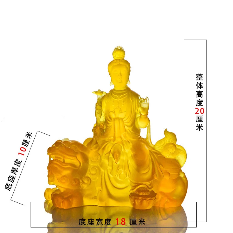 Статуи из смолы Bodhisattva Manjusri Manjushri статуя Будды Самантабхадры статуэтка для защиты