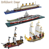 pirate ship model sailing boat cruise micro size building blocks creator boat movie bricks diy toys gifts for children kids