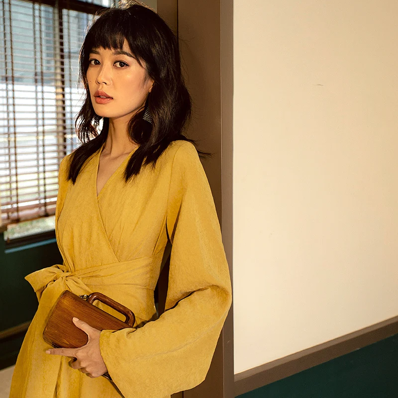 Осеннее длинное платье VERRAGEE 2019|Женские платья| |