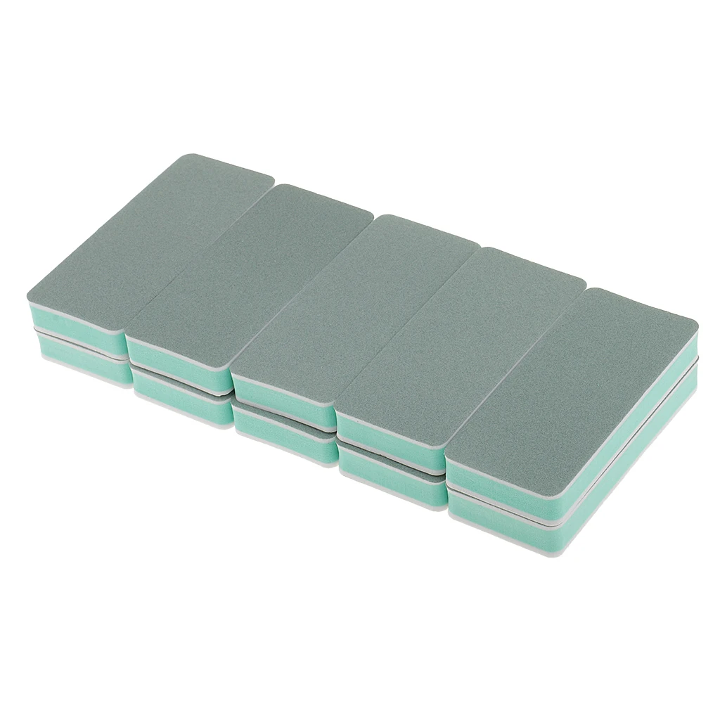 

10 Pcs Nail Art Manicure Pedicure Buffer Sanding Block Arcylic Gel File