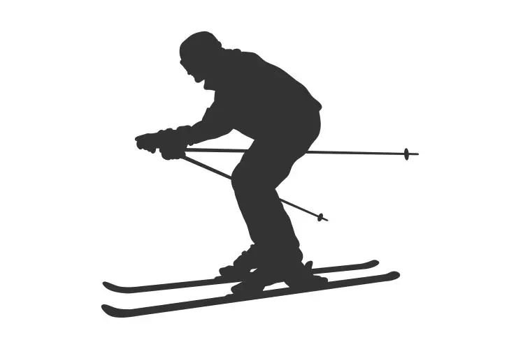 Страстные скейтеры готовятся к вперед на лыжах виниловые автомобильные наклейки