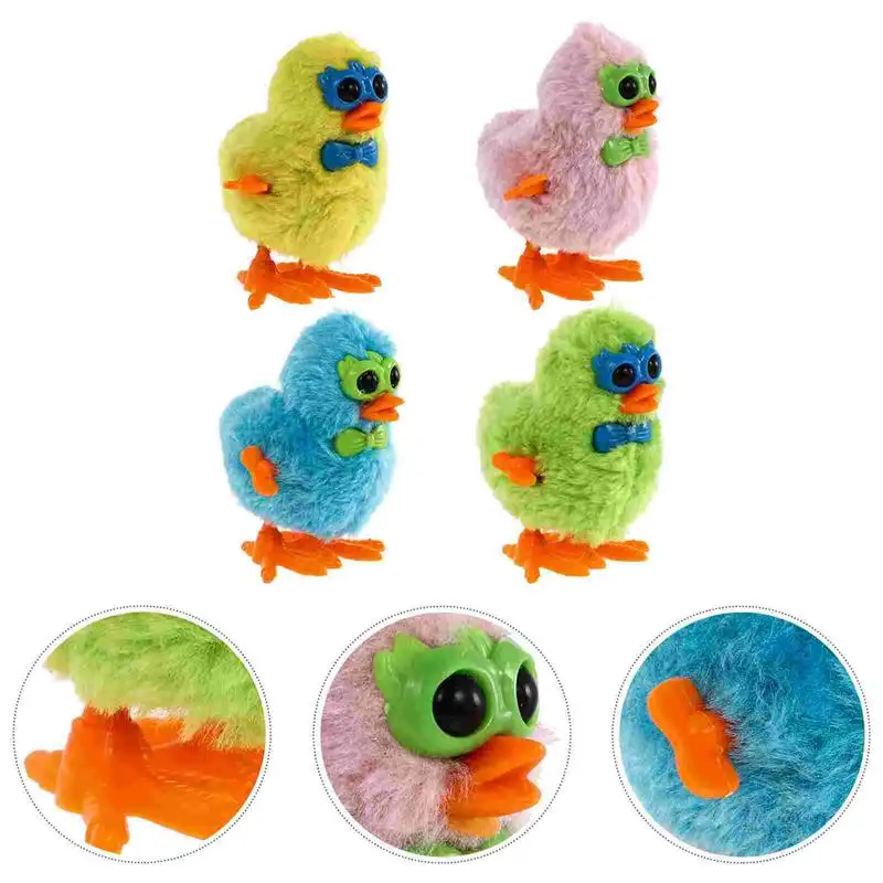 

10Pcs Lovely Wind Plaything Plastic Children Toys Clockwork Plush