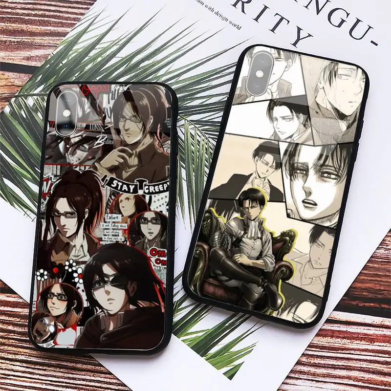 

Attack On Titan Japan anime Phone Case Tempered glass For iphone 6 7 8 plus X XS XR 11 12 13 PRO MAX mini