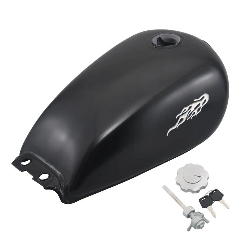 

Винтажный металлический масляный бокс для мотоцикла 9л/2,4 галлонов топливного бака и декоративных наклеек для Suzuki GN125 GN 125