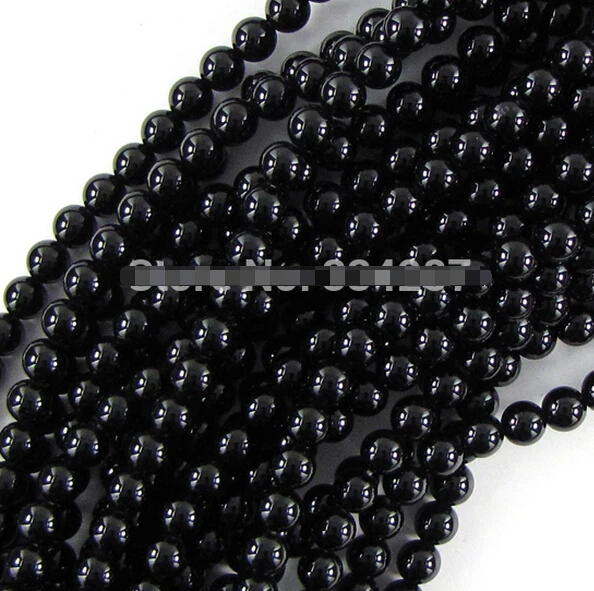 1103 + 8 мм черный оникс агат Круглые бусины 16 &quotнить | Украшения и аксессуары