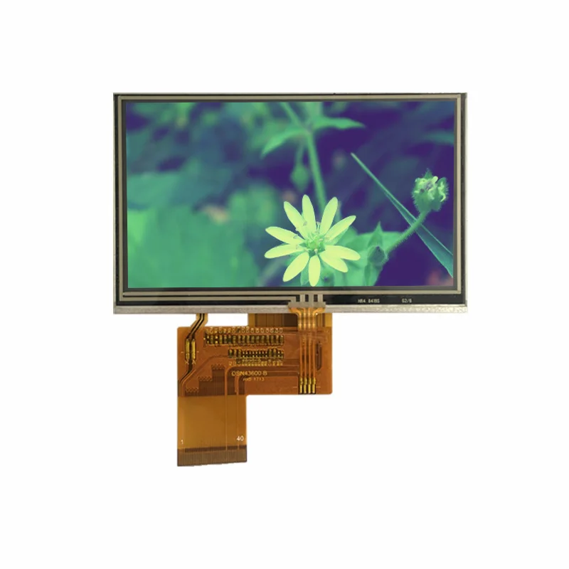 4.3 inch 480*272 16/18/24bit RGB interface high brightness TFT LCD with capacitive touch panel optical bonding tape | Компьютеры и