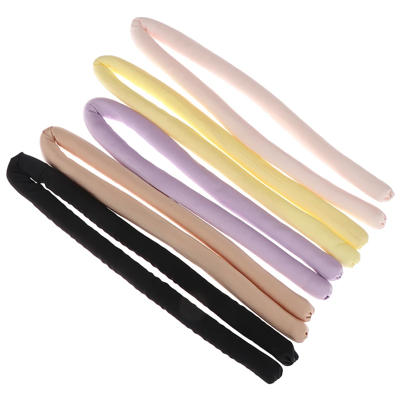 Многоразовая Плойка для завивки без тепла шелковые ленты волос Мягкая повязка на