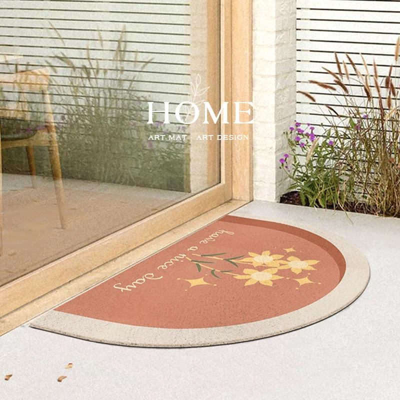 

Non-Slip Floor Mat Minimalist Dust Carpet Super Soft Plush Floor Mat Balcony Porch Area Rugs Modern Simple Style Doormat