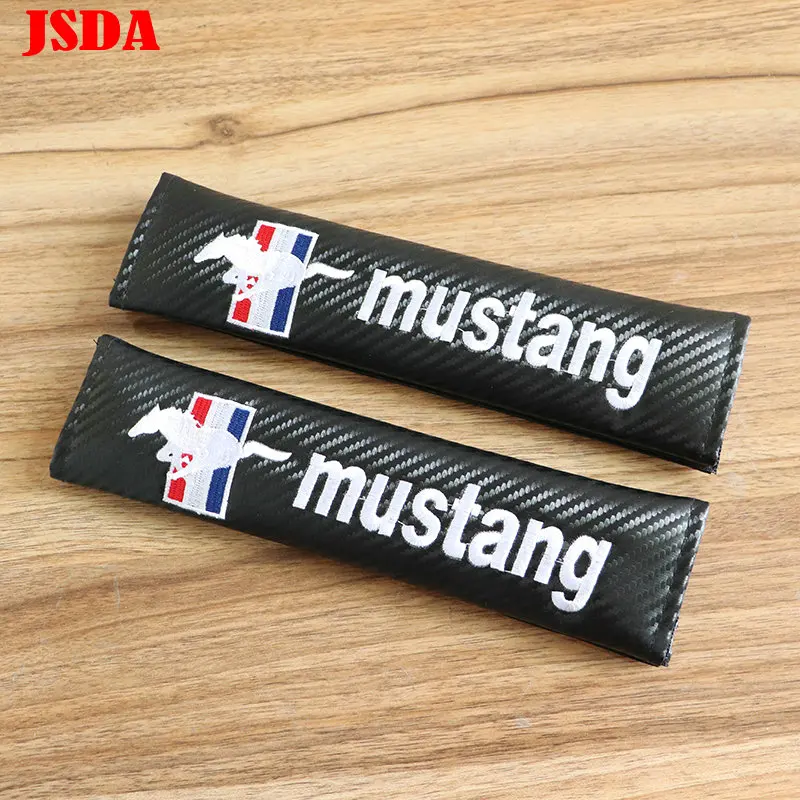 2 шт./пара Mustang Шелби Кобра из углеродного волокна PU автомобильные брелки с