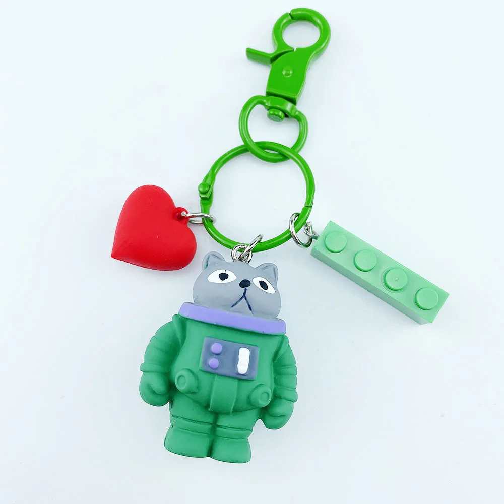 Мягкая Милая целебная мультяшная панда Сиба ину астронавт брелок кулон