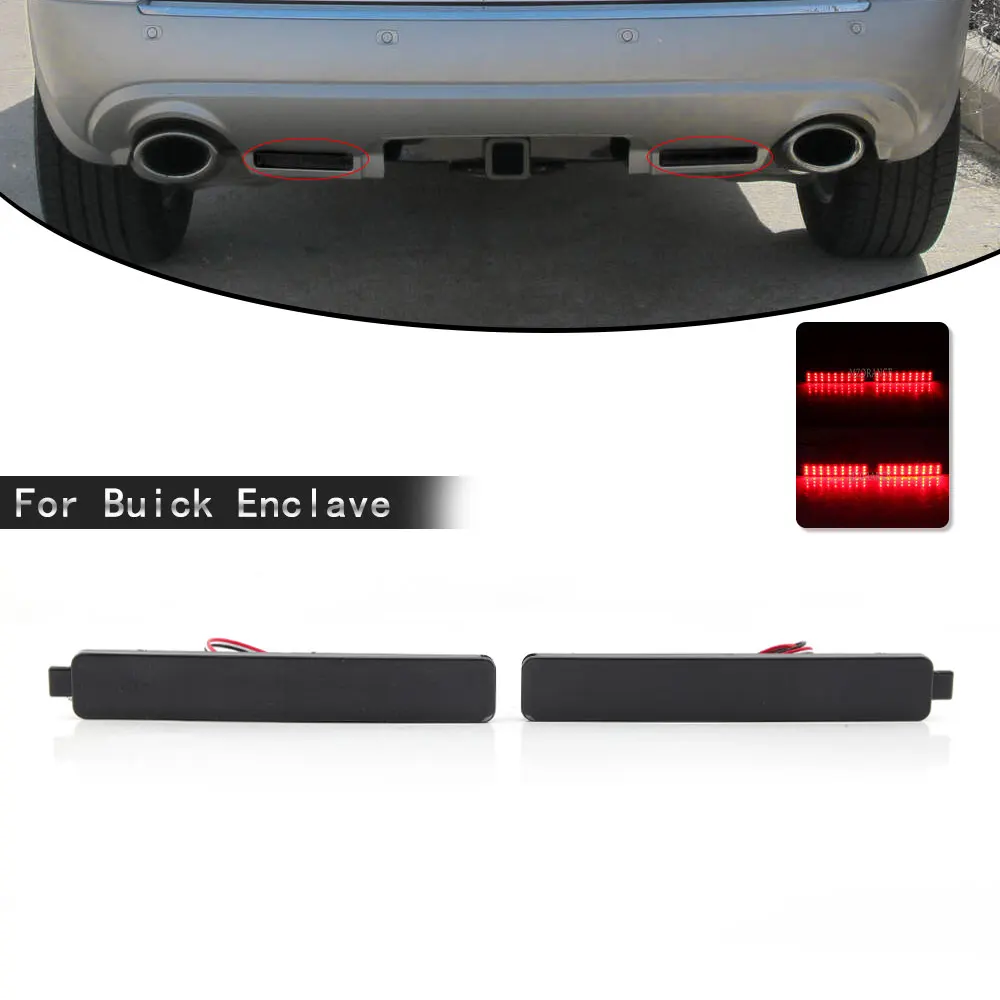 

Светильник ры на задний бампер для Buick анклава 2008 2009 2010 2011 2012, противотуманные фары на задний бампер, предупреждающие о стоп-сигнале с лампоч...