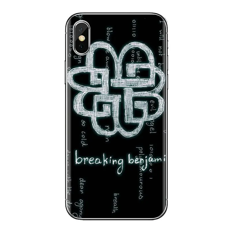 Силиконовый чехол-Сумочка для телефона rock band Breaking Benjamin спортивной камеры Xiao mi 4 5 5S