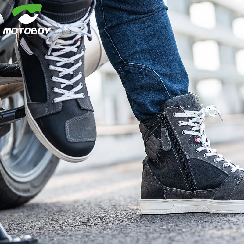 Мотоботинки для езды на мотоцикле Нескользящие всесезонные|Мотоциклетные