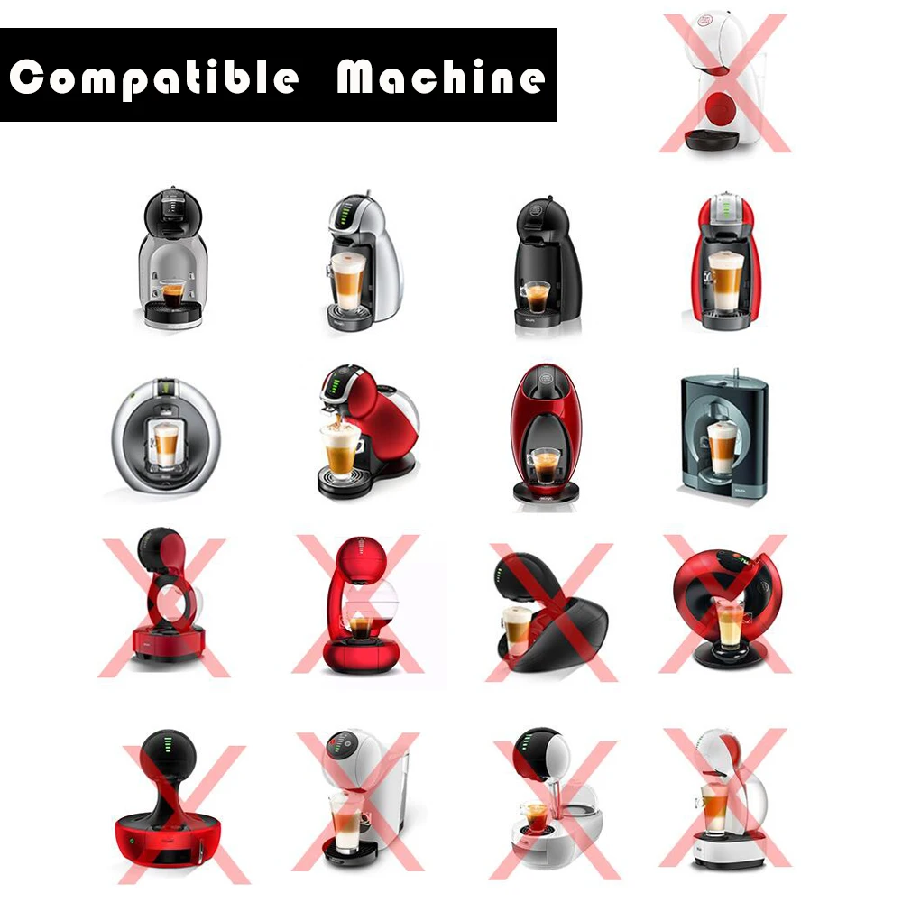 

New Upgrade Adapter For Dolce Gusto With Original Nespresso Capsule Transform Holder Of Disposable Pods