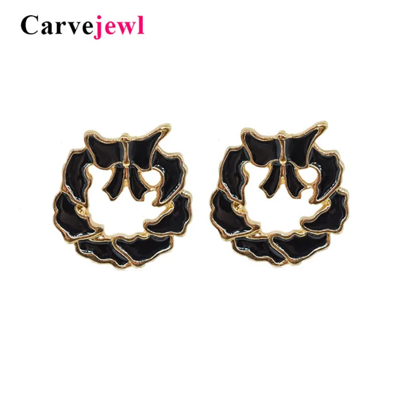 

Carvejewl earring stud hand painted enamel glaze earrings jewelry for women girl gift cute bijoux butterfly earings trendy hot