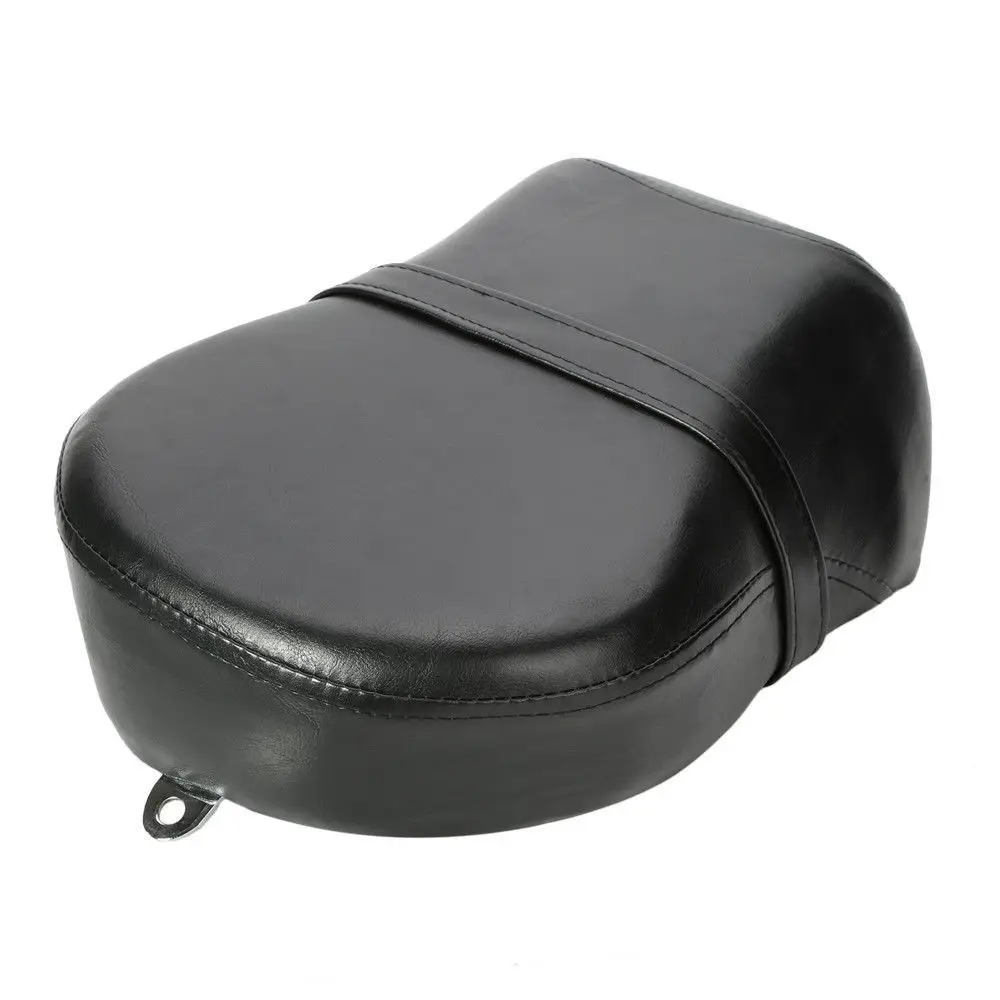 Черное Кожаное заднее сиденье для мотоцикла подушка сиденья Harley Sportster XL 883 1200 2007