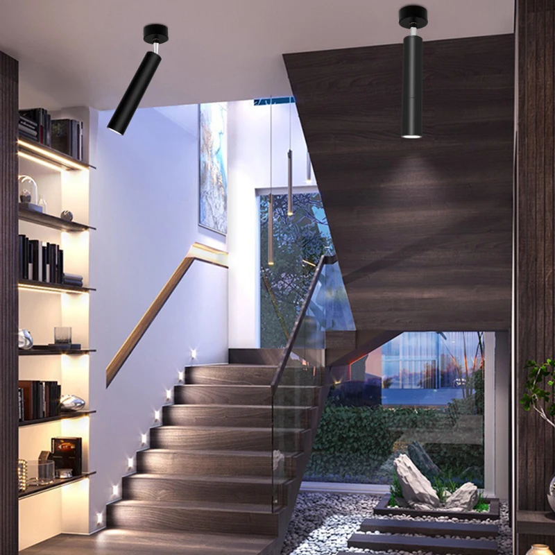 Светодиодный Потолочный Светильник направленного света лампа в скандинавском