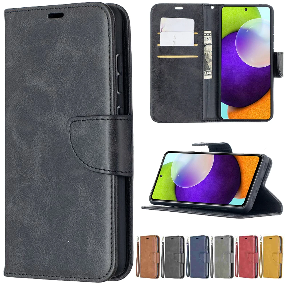 

Sheepskin Flip PU Leather Case For Samsung Galaxy A02S A12 A32 A42 A52 A72 A01 A10 A11 A20 A21 A31 A40 A41 A50 A51 A70 A71 Cover