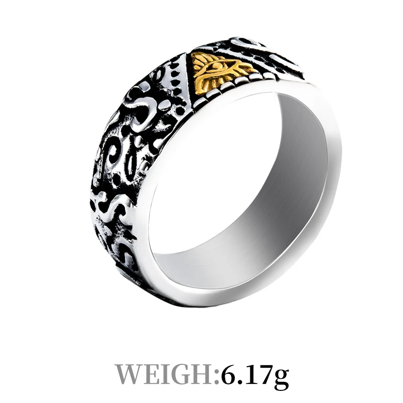 Готическое кольцо для глаз ювелирные изделия мужчин и женщин s Illuminati все видимые