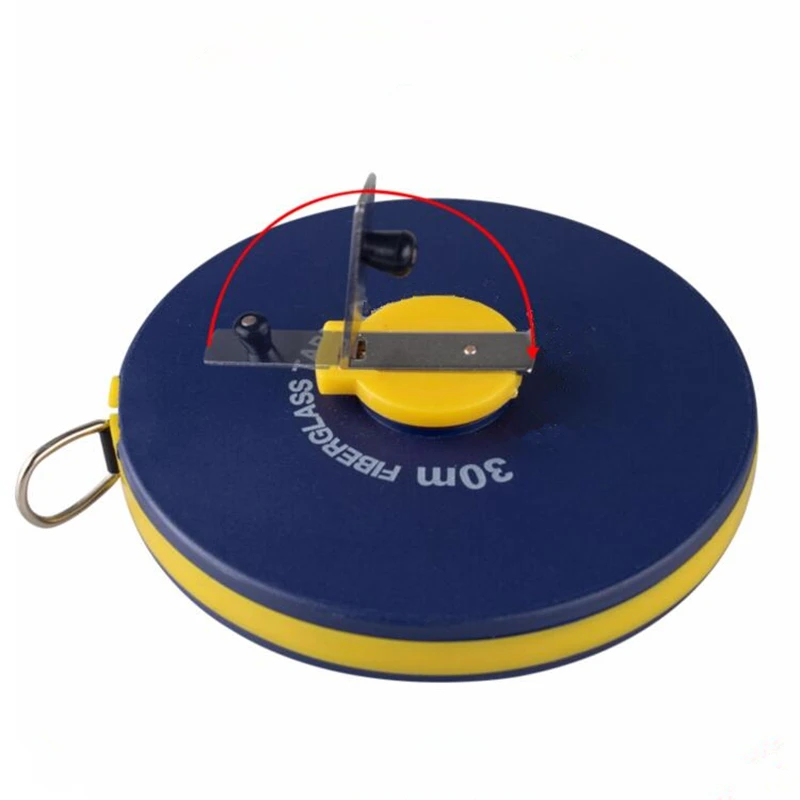 

10/15/20/30/50/100 Meter Metric High-Precision Abrasion Tape Measure Disc Flexible Ruler Glass Fiber Tape Land Measuring Tools